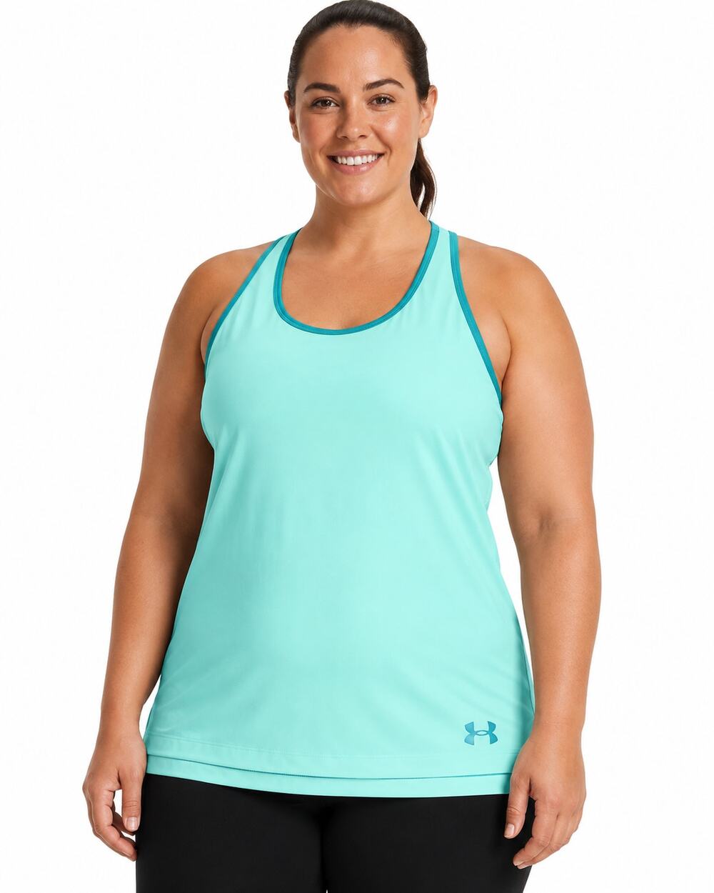 Under Armour Women's Light Green Racerback Athletic Tank Top